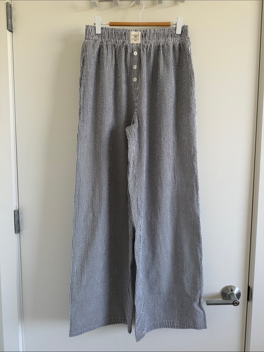 Sunkissed Coconut Seersucker pants